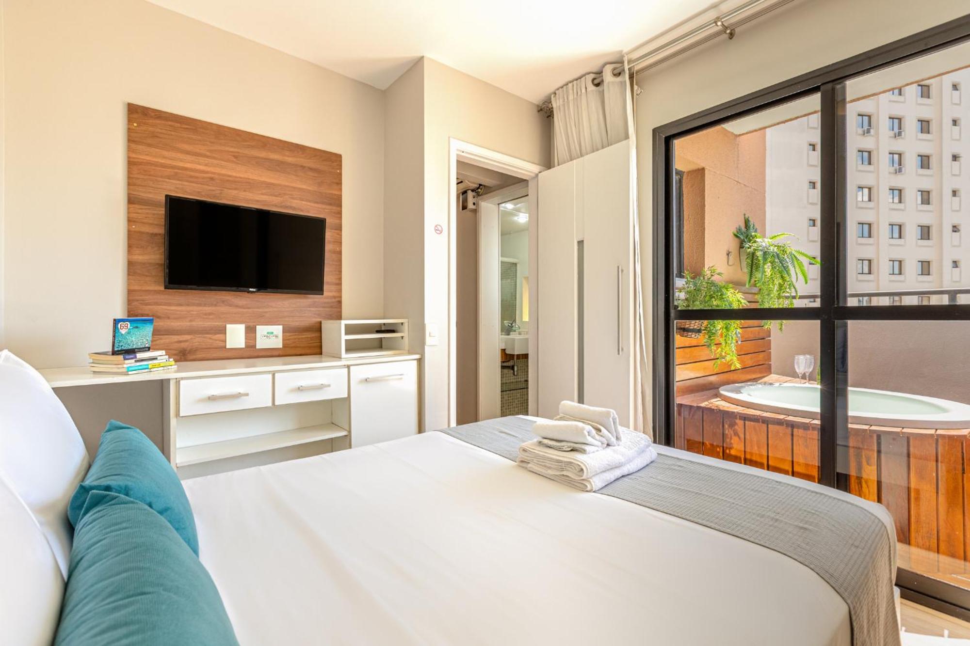 Easy Star - Apartamento Na Vila Olimpia Com Ofuro E Vista Incrivel - Te01H 圣保罗 外观 照片