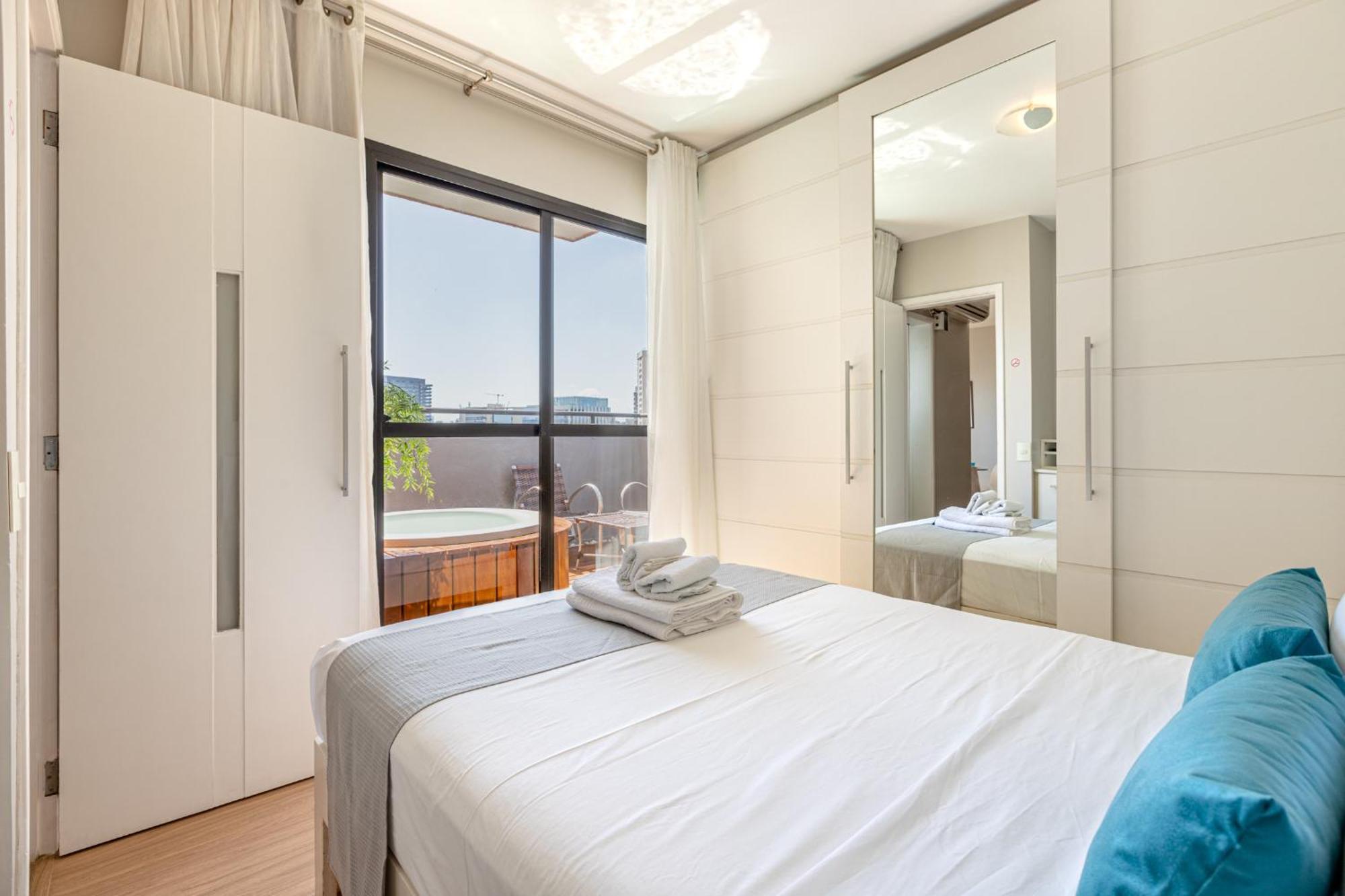 Easy Star - Apartamento Na Vila Olimpia Com Ofuro E Vista Incrivel - Te01H 圣保罗 外观 照片